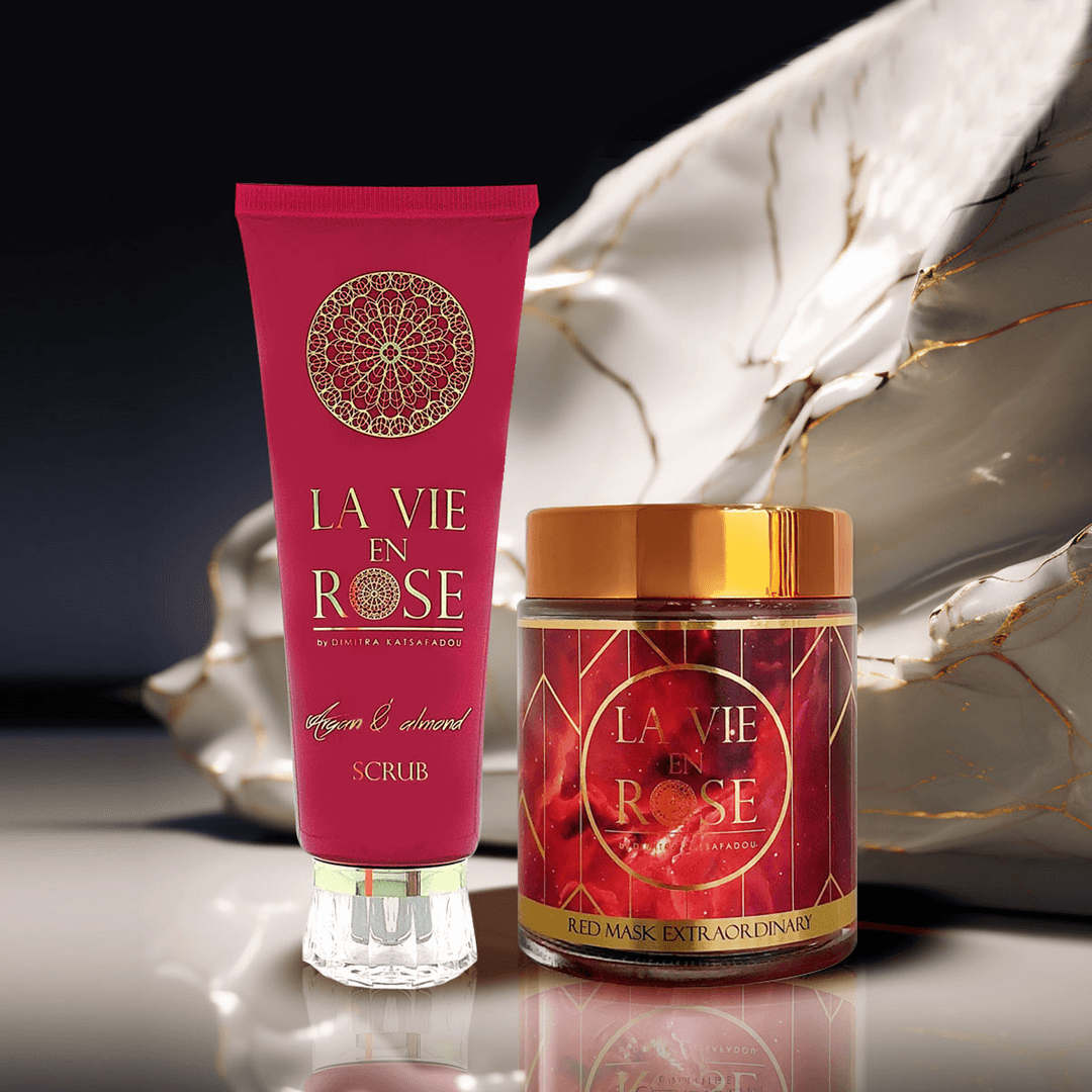 Special Offer | Red Mask Extraordinary 100ml + Argan and almond scrub 100ml La Vie en Rose