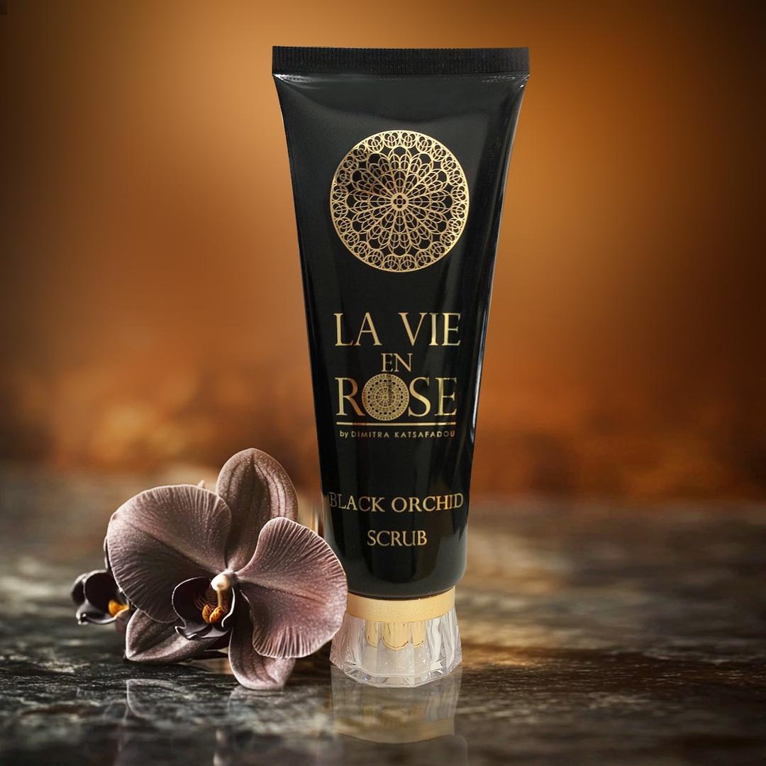 Black Orchid scrub 100ml | La Vie en Rose