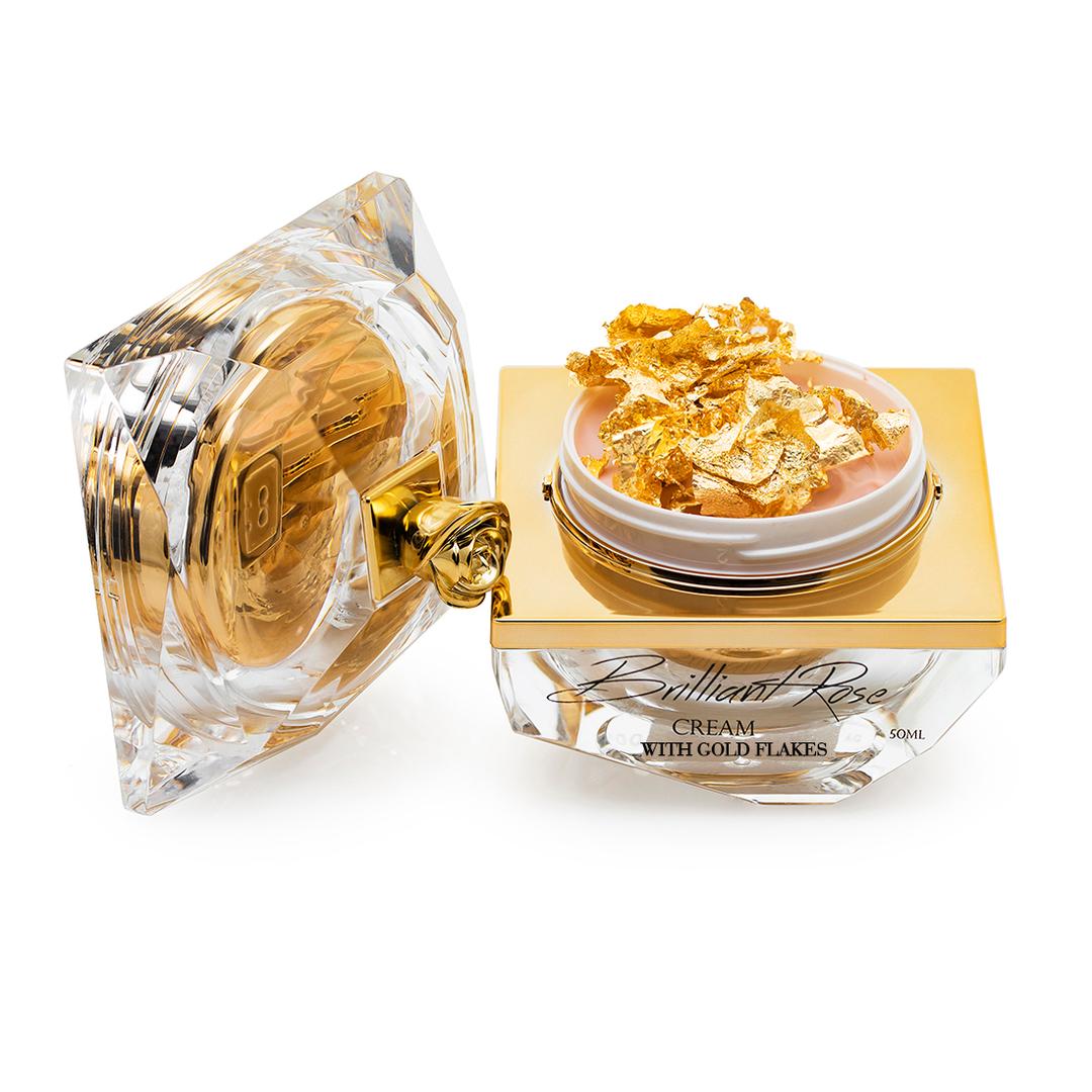 Brilliant Rose Cream with gold flakes 50ml La Vie en Rose