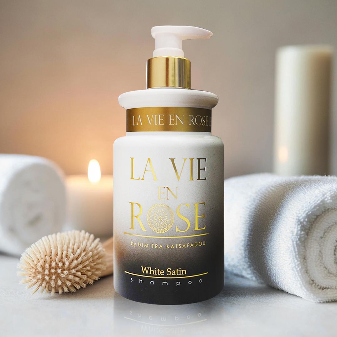 White Satin Shampoo 400ml | La Vie en Rose